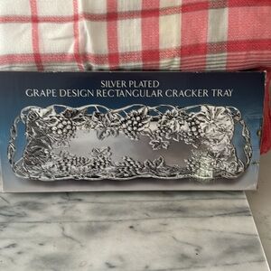 silver Plated cracker tray